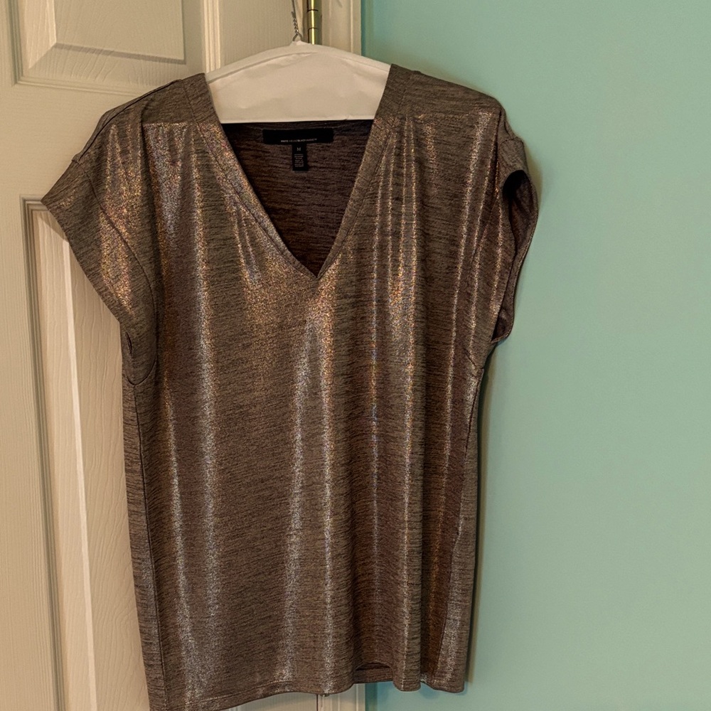 Shimmering WHBM Metallic Top
